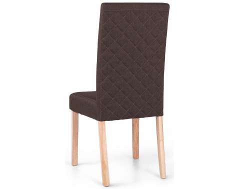 Jedálenská stolička Tempa  hnedá tkanina 