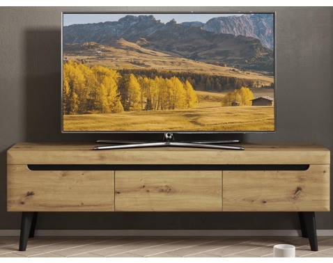 Široká TV skrinka Nordi  dub artisan  160 cm 