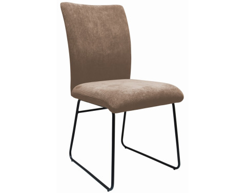 Jedálenská stolička Sephia  svetlohnedá štruktúrovaná látka 