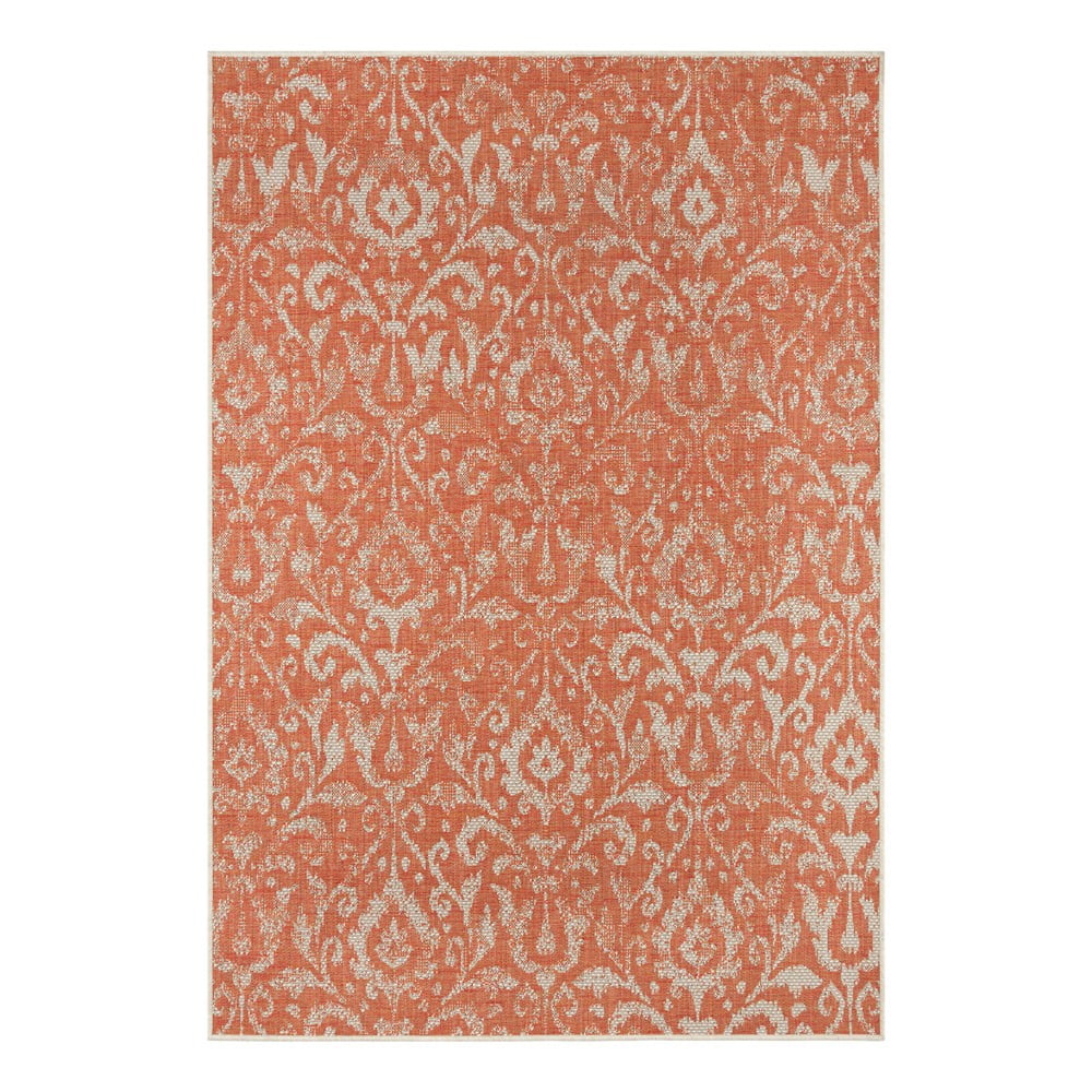 Oranžovo-béžový vonkajší koberec NORTHRUGS Hatta 160 x 230 cm