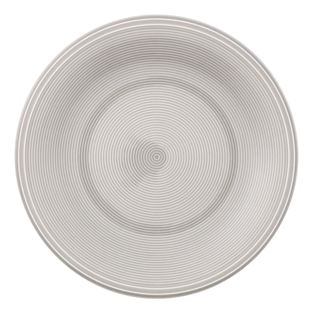 Bielo-sivý porcelánový tanier na šalát Like by Villeroy  Boch 215 cm