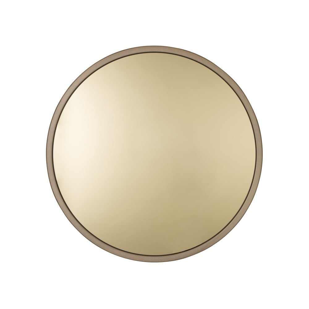 Nástenné zrkadlo v zlatej farbe Zuiver Bandit ø 60 cm
