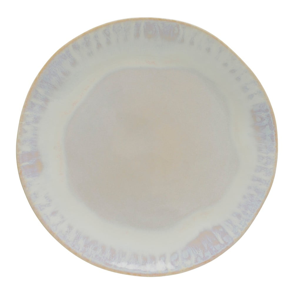 Biely kameninový tanier Costa Nova Brisa ⌀ 20 cm