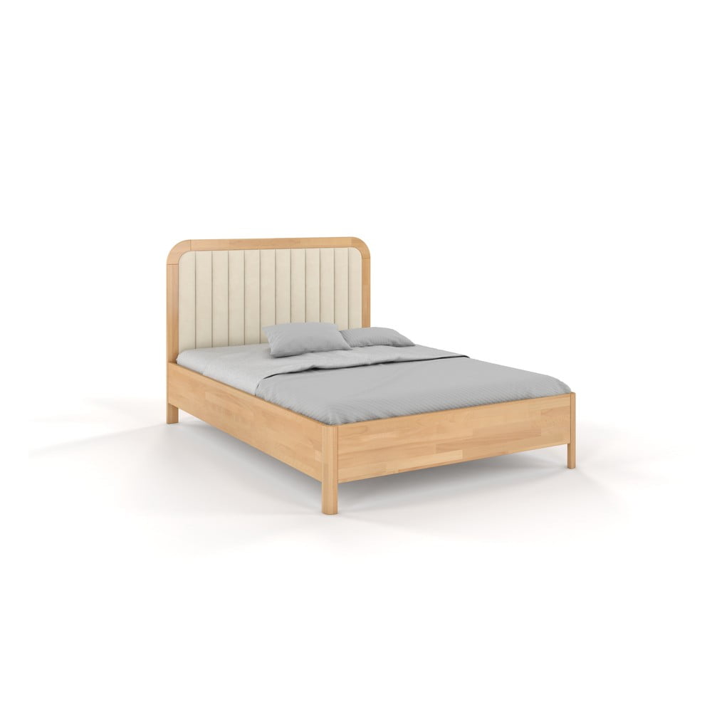 Manželská posteľ z prírodného bukového dreva Skandica Modena 200 x 200 cm