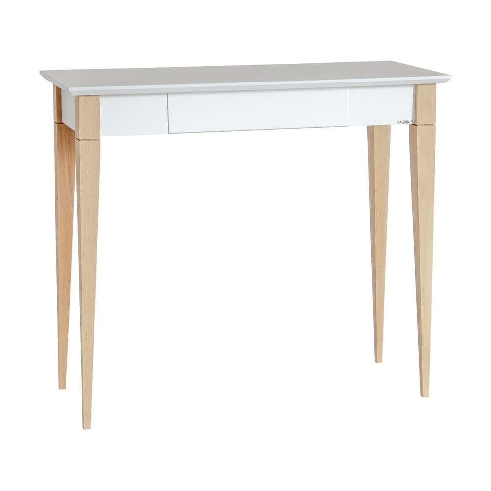 Biely pracovný stôl Ragaba Mimo šírka 85 cm