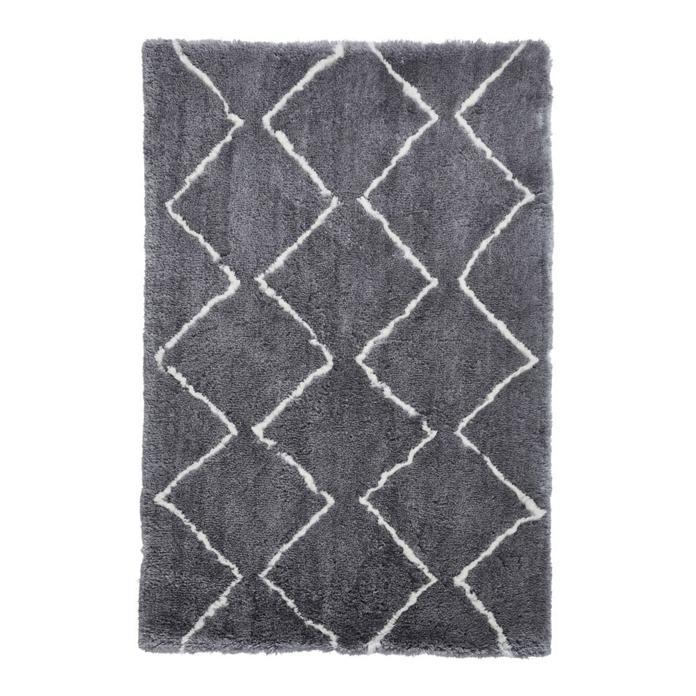 Sivo-béžový ručne tuftovaný koberec Think Rugs Morocco Grey  Cream 200 × 290 cm