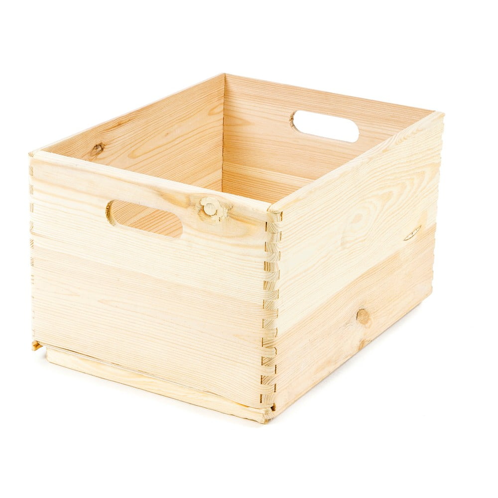 Úložný box z borovicového dreva Compactor Custom 40 × 30 × 23 cm