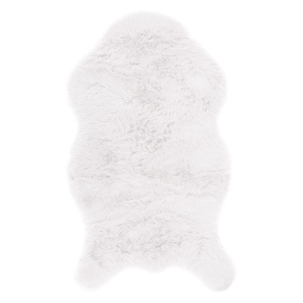 Biela umelá kožušina Tiseco Home Studio Sheepskin 80 × 150 cm