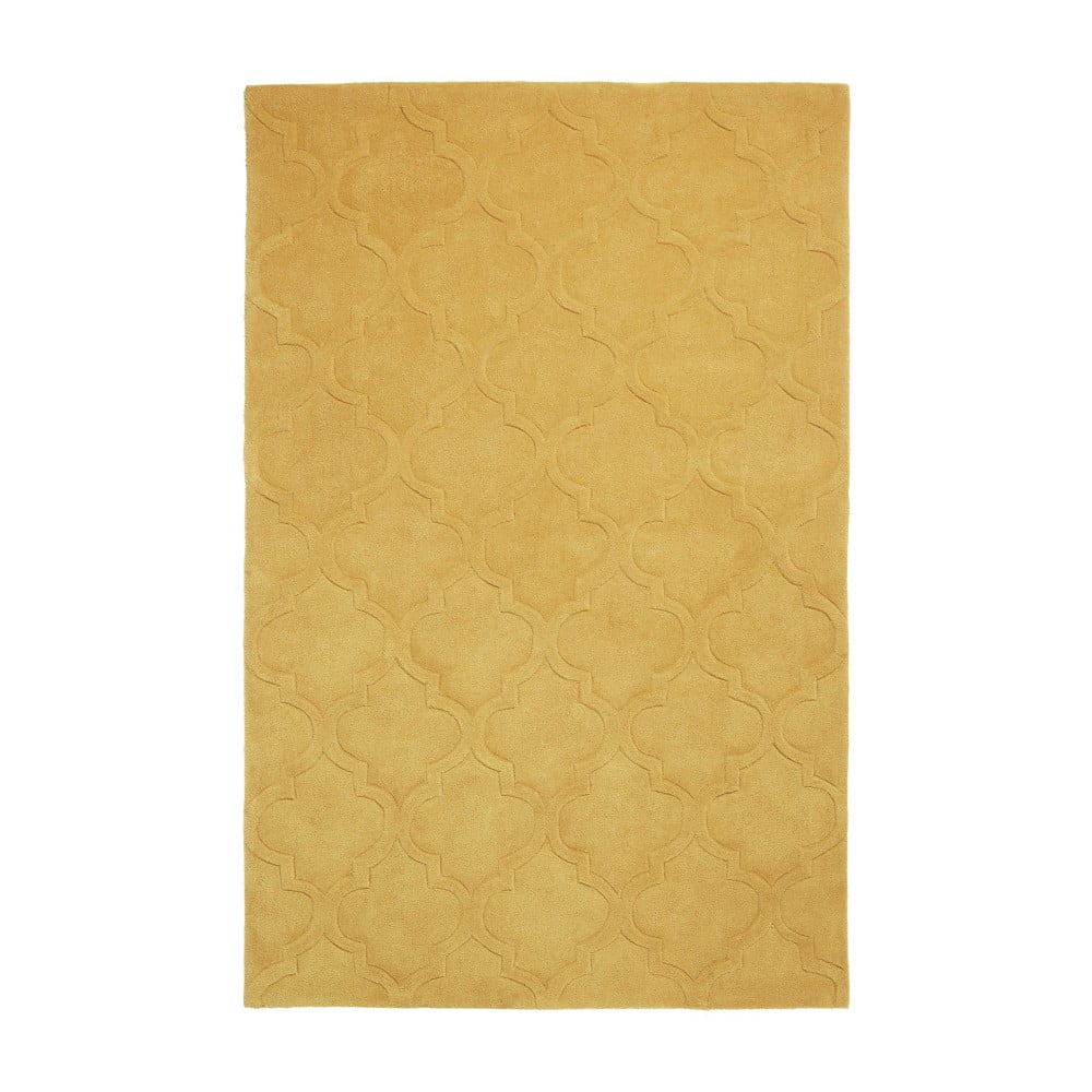 Žltý ručne tuftovaný koberec Think Rugs Hong Kong Puro Yellow 150 × 230 cm