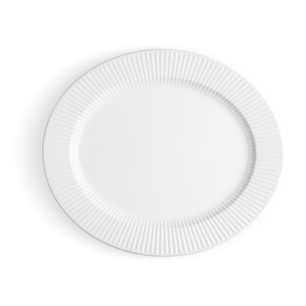 Biely porcelánový oválny tanier Eva Solo Legio Nova ø37 cm