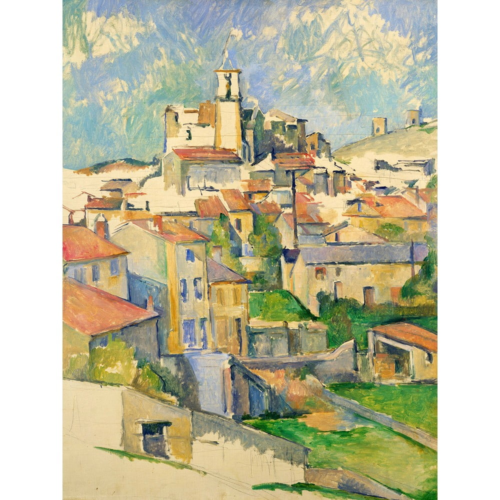 Reprodukcia obrazu Paul Cézanne - Gardanne 60 × 80 cm
