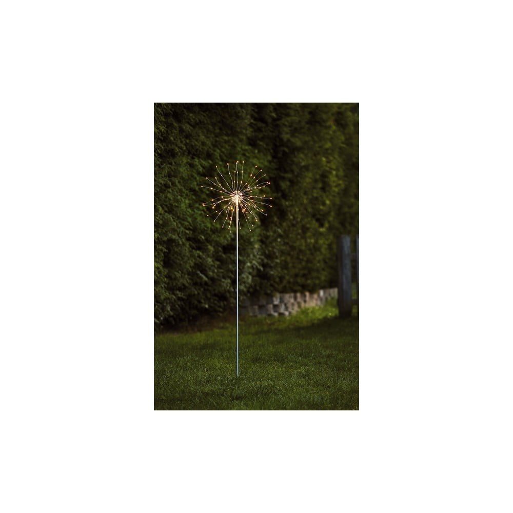 Vonkajšia zapichovatelná svetelná dekorácia Star Trading Outdoor Firework Flattio výška 110 cm