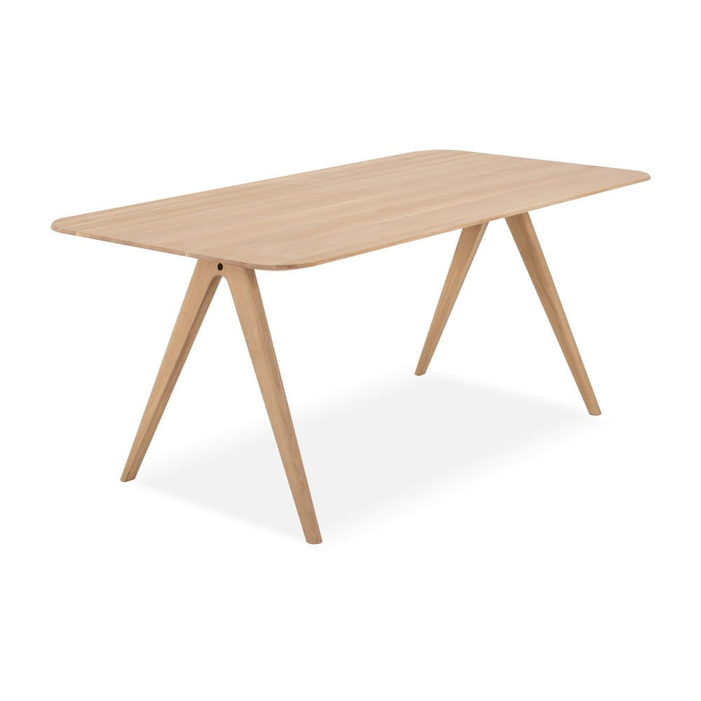 Jedálenský stôl z dubového dreva Gazzda Ava 180 x 90 cm