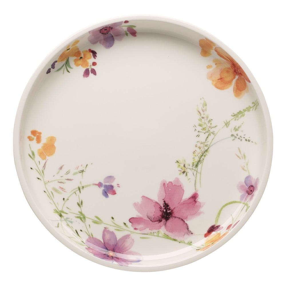 Servírovací porcelánový tanier s kvetinovými motívmi Villeroy  Boch Mariefleur 30 cm