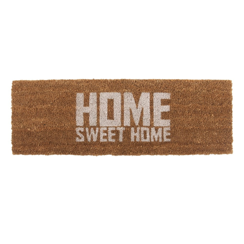 Rohožka s bielym nápisom PT LIVING Home Sweet Coir 75 × 26 cm
