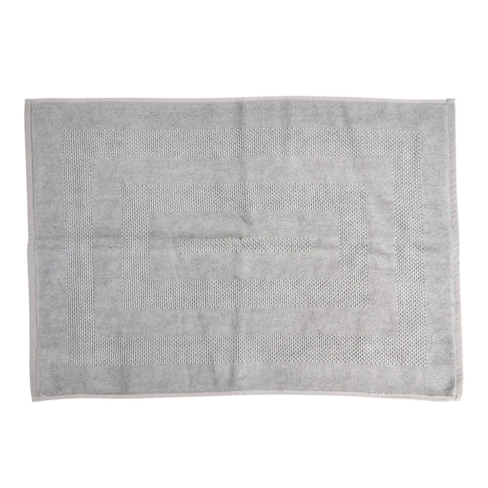 Sivá bavlnená kúpeľňová rohož Bahne  CO 70 x 50 cm