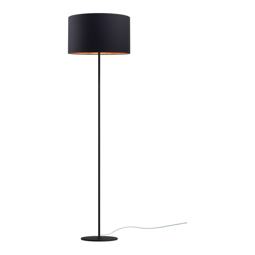 Čierno-medená stojacia lampa Sotto Luce Mika ⌀ 40 cm