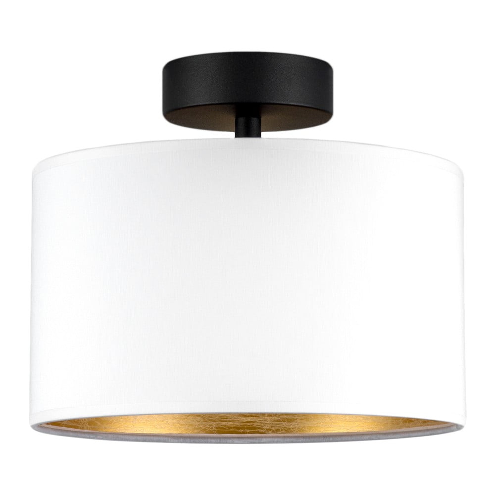 Stropné svietidlo v bielo-zlatej farbe Bulb Attack Tres ⌀ 25 cm
