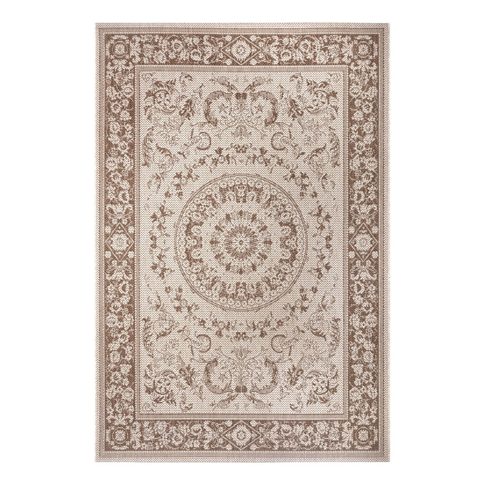 Hnedo-béžový vonkajší koberec Ragami Prague 160 x 230 cm