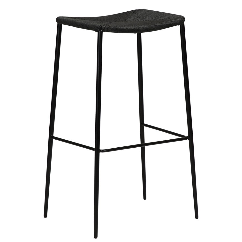 Čierna barová stolička DAN-FORM Denmark Stiletto výška 78 cm