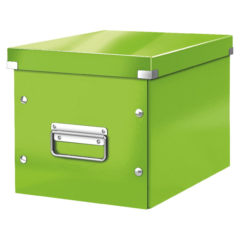 Zelená úložná škatuľa Leitz Office dĺžka 26 cm