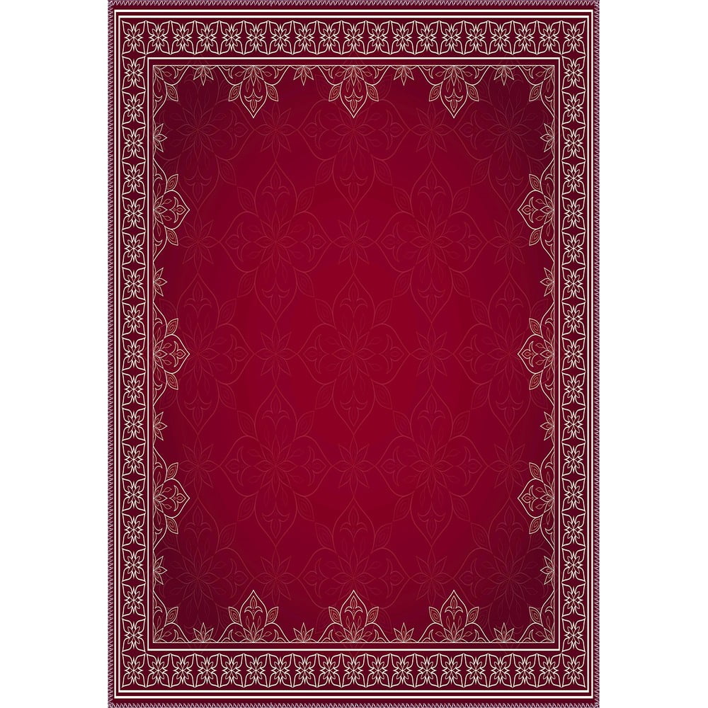 Červený koberec Vitaus Emma 80 x 150 cm