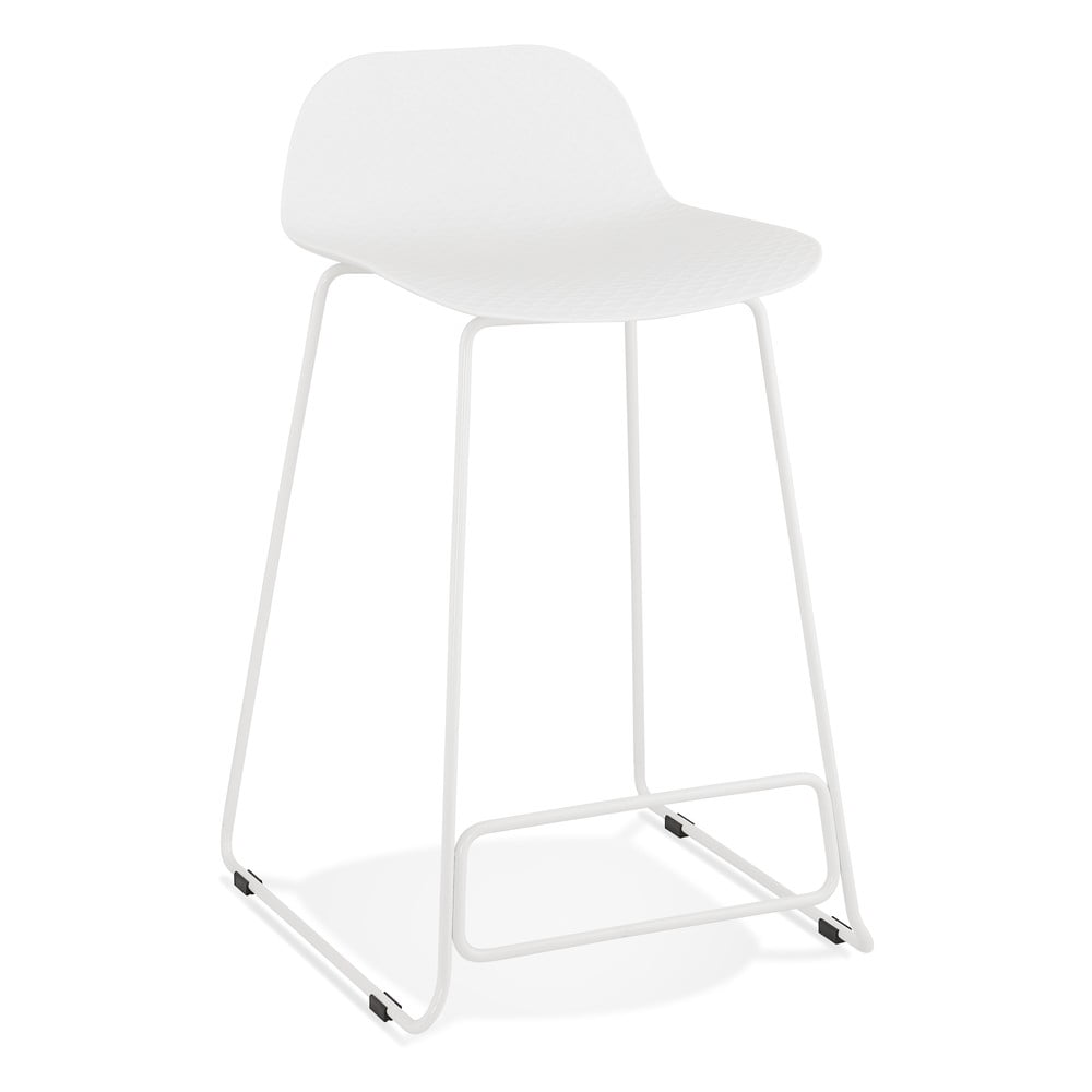 Biela barová stolička Kokoon Slade Mini výška sedadla 66 cm