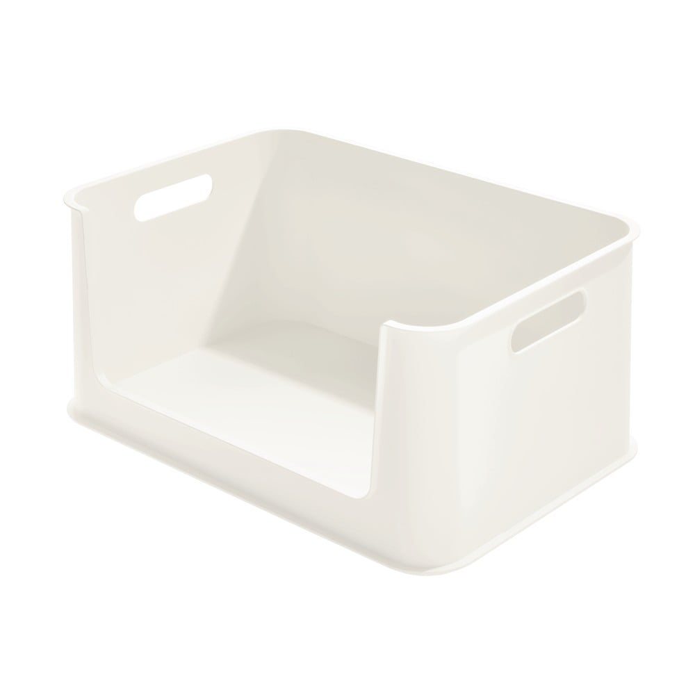 Biely úložný box iDesign Eco Open 43 x 302 cm