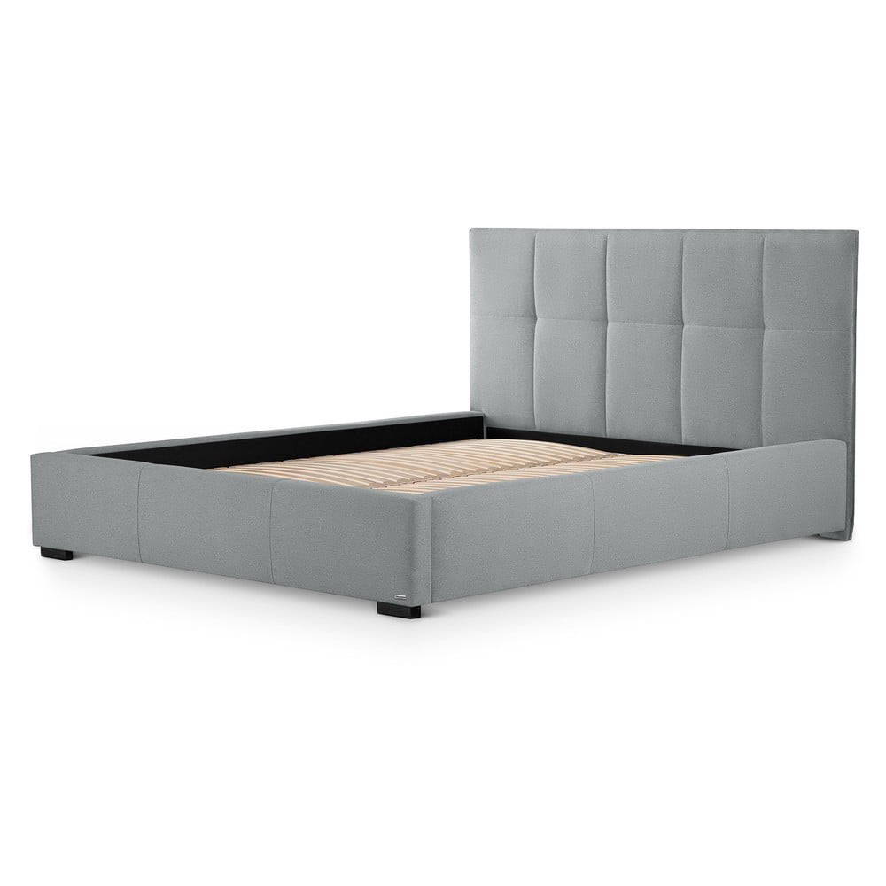 Sivá dvojlôžková posteľ Guy Laroche Home Allure 160 x 200 cm